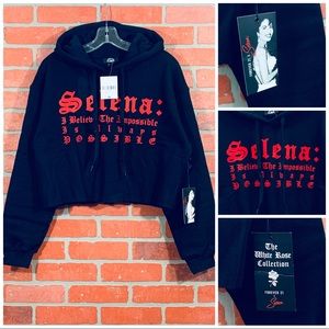 Selena x Forever 21 “White Rose Collection” Hoodie